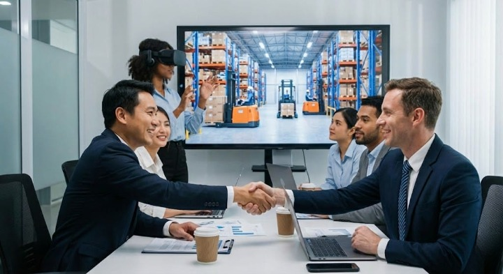 The Living Warehouse: a VR Digital Twin Accepted as an Audit